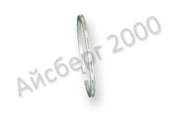 1/4 Кольцо поршневое маслосъёмное, 125 х 5,5 х 5